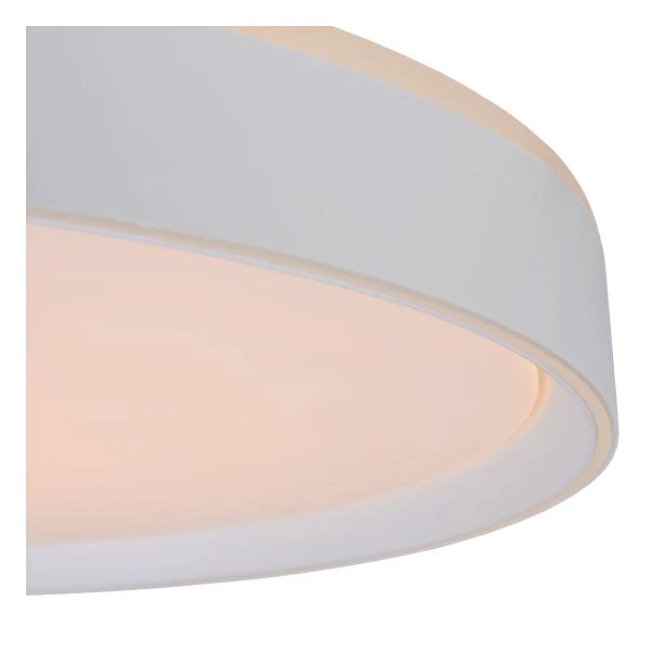 Lucide NURIA - Flush ceiling light - Ø 50 cm- LED 3 StepDim - 1x36W 2700K - White - detail 4